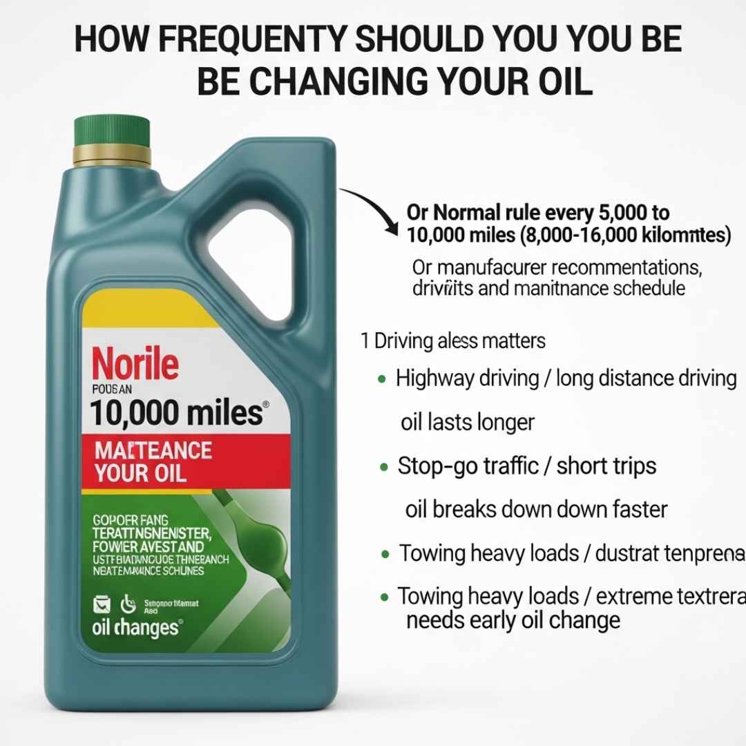 how often to change the oil