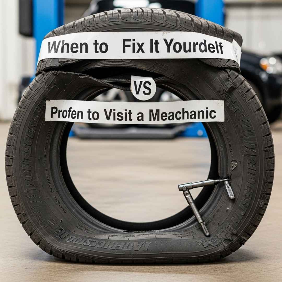 how to repair a car tire