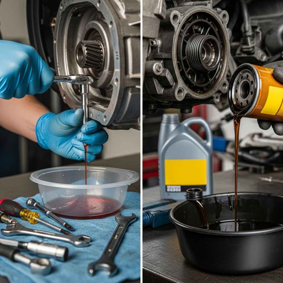 transmission and oil change