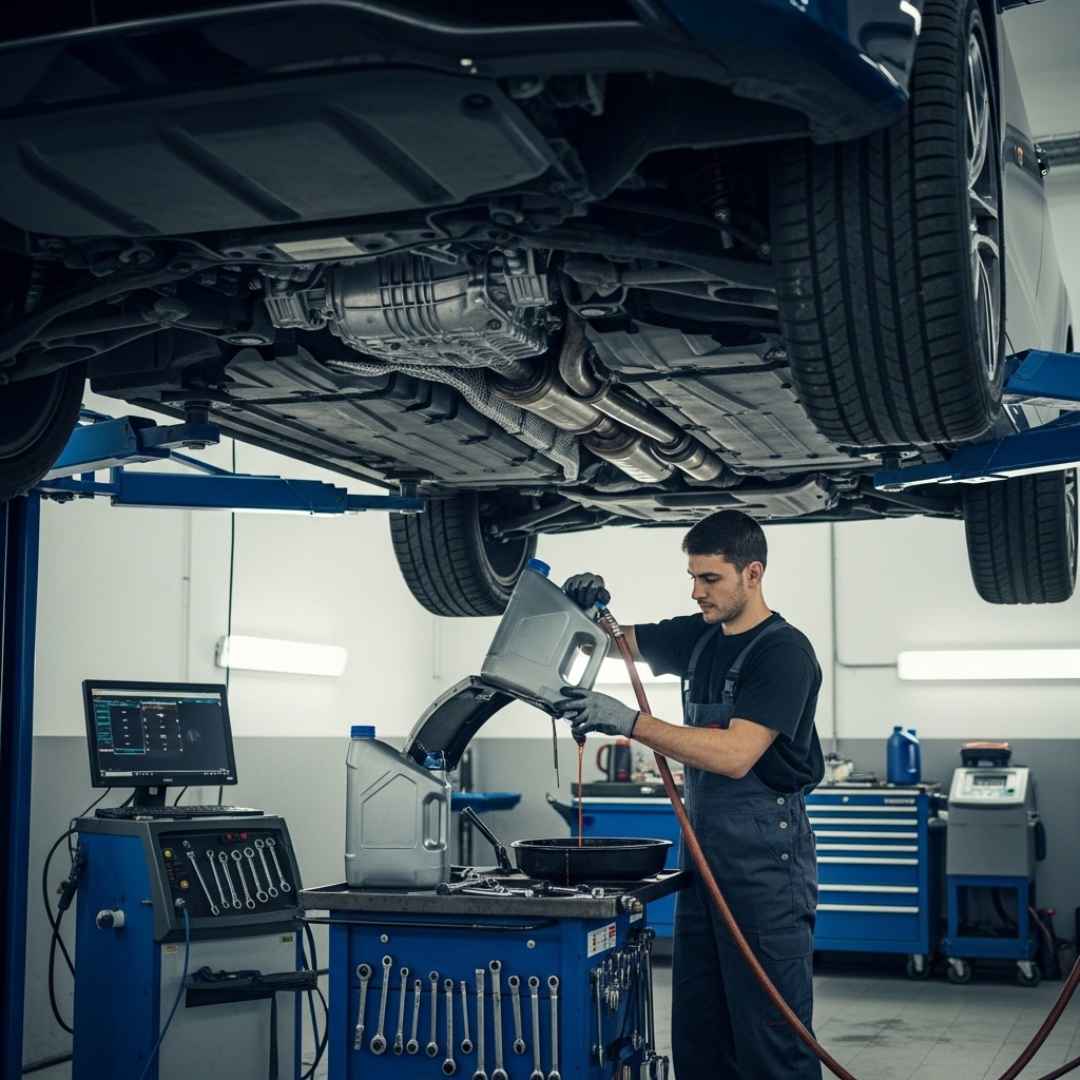 transmission oil change cost