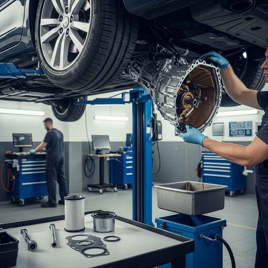 transmission oil change cost