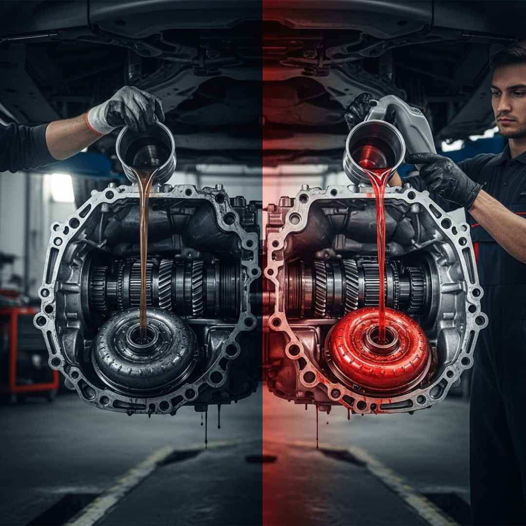 transmission oil change cost