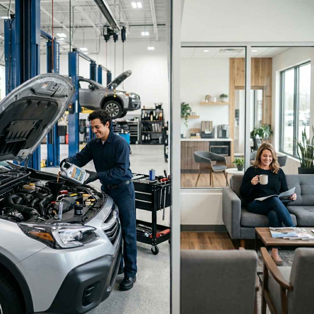 5 minute oil change