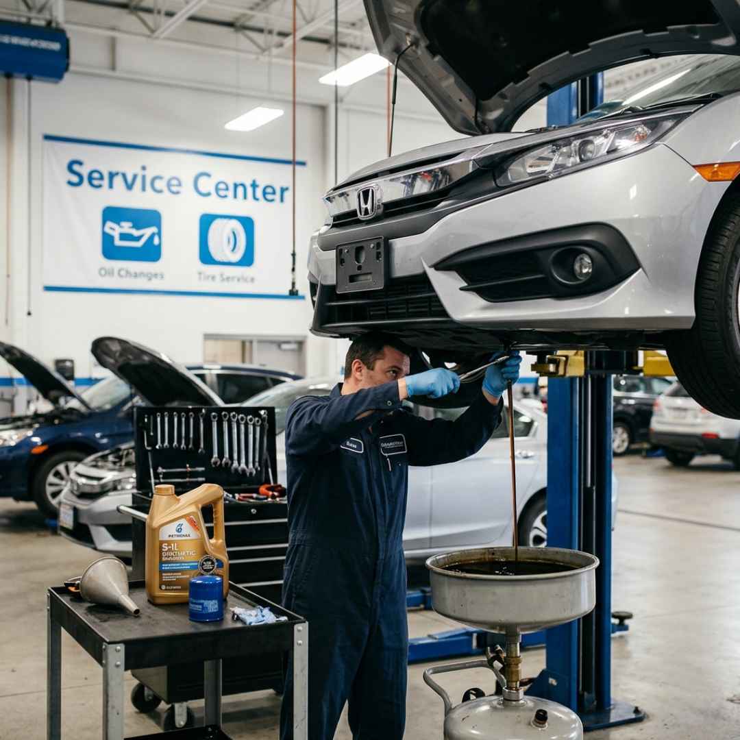 how many km between oil changes