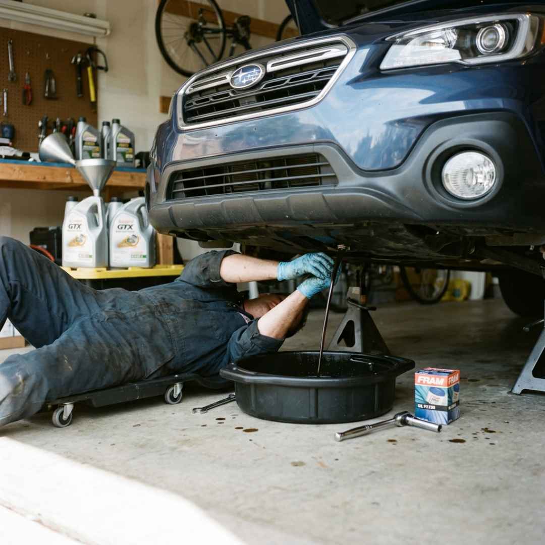 how to change oil
