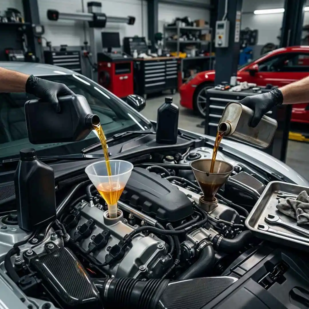 how to change oil